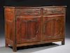 French Louis XVI Style Carved Walnut Sideboard, ea