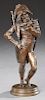 French Patinated Bronze of "Le Commandant,", early