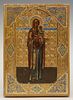 Russian Icon of the Virgin of Smolensk, 19th c., e