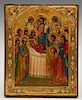 Russian Icon of the Dormition of the Virgin, 19th