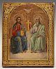 Russian Icon of the New Testament Trinity, early 2