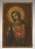 Diminutive Russian Icon of Mary Magdalene, 1856, d