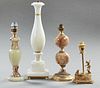 Group of Four French Lamps, 20th c., consisting of