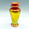 Lundberg Studios Art Glass Luster Vase