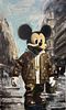 YASEMEN ASAD, Mickey, mixed media on canvas