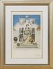 Salvador Dali, Madonna of Port Ligat, etching - lithograph on arches paper