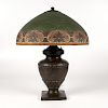 Handel Table Lamp with Chipped Ice Shade