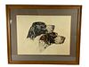 Ernest Huntley Hart (American, 1910-1985) Field Dogs Lithographs Unsigned 