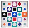 Victor Vasarely (French / Hungarian, 1906-1997) for Rosenthal Tile Plaque