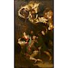 17/18th Century Well Done Continental Oil On Canvas "The Nativity" Unsigned