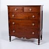 Country Sheraton Chest of Drawers in Cherry