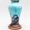 Clarice Cliff Bizarre Pottery 'Inspiration Caprice' Vase Mounted as a Lamp