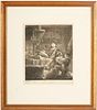 Rembrandt Etching "The Gold Weigher"