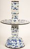 Chinese Blue and White Porcelain Candle Stick