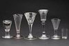 Six English Glasses, 18th Century and Later