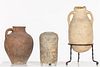 Han Dynasty Pottery Jar and Two Others