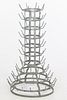 Vintage French Wine Bottle Drying Rack