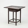 FEDERAL STAINED BIRCH SINGLE-DRAWER TABLE