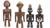 Two Pairs of African Wood Figures