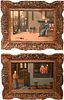 Pair of Chinese 18th or 19th Century Paintings, Interior Scenes