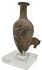Parthian Pottery Vessel, Vase, Having Molded Horse Head
