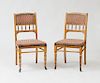 POTTIER & STYMUS (ATTRIBUTION), PAIR OF BEDROOM CHAIRS