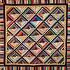 TWO AMERICAN CUBE QUILTS