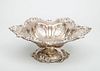 AMERICAN MONOGRAMMED STERLING SILVER FOOTED FRUIT BOWL