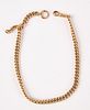 14K Rose Gold Heavy Link Watch Chain