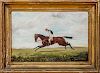 R. A. MILEY (19th CENTURY): JOCKEY AND HORSE