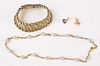 18K Gold Necklace,Bracelet, Pendants