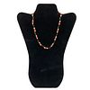 Vintage 14 kt Gold, Pearl and Red Coral Choker 