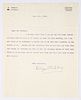 Kipling, Rudyard (1865-1936) Typed Letter Signed