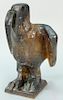 Maurice Legendre for Daum 
amber pate-de-verre   
"Sacre" 
figurine of an eagle on square plinth
marked: M. Legendre Daum Fra