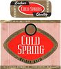 1958 Cold Spring Beer 12oz Cold Spring Minnesota