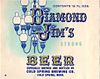 1967 Diamond Jim's Beer 12oz Cold Spring Minnesota