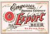 1938 Engesser Export Beer 12oz CS103-21 Saint Peter Minnesota