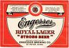 1936 Engesser's Royal Lager Beer 12oz CS103-20V Saint Peter Minnesota
