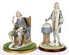 SPANISH LLADRO PORCELAIN FIGURES, LOT OF TWO