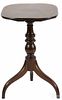 Federal mahogany tilt top candlestand, early 19th c., 28 1/2'' h., 24'' w.