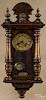 Vienna regulator clock, ca. 1900, 29'' h.