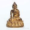 Gilt-copper Alloy Figure of Buddha 銅鎏金佛像