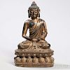 Gilt-bronze Figure of Buddha 銅鎏金佛造像