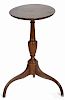 Federal cherry candlestand, ca. 1810, 26 1/2'' h., 14'' w., 21'' d.