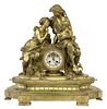 FRENCH ORMOLU CLOCK AFTER CARRIER-BELLEUSE