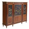 LOUIS XVI STYLE LACQUER & MAHOGANY SIDEBOARD