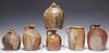 (6) FRENCH PROVINCIAL STONEWARE POTTERY VESSELS
