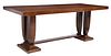FRENCH ART DECO PERIOD ROSEWOOD DINING TABLE