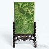 Small Table Screen with Jade Plaque 玉石屏風