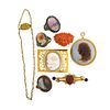 ARCHEOLOGICAL REVIVAL GOLD AND SILVER JEWELRY